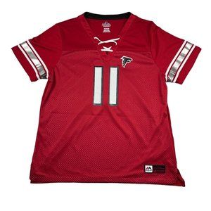 Majestic Football Jersey Women XL Atlanta Falcons Julio Jones #11 NFL Team